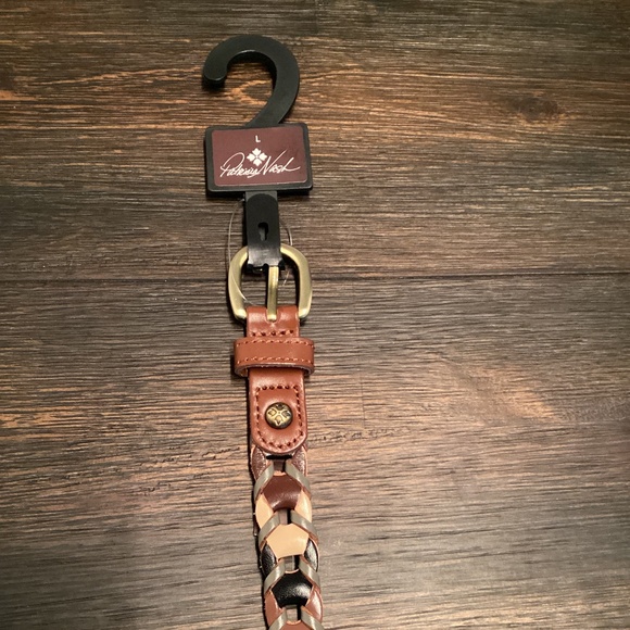 Patricia Nash Atina Style braided leather belt (NWT) main image 5